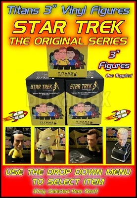Titans 3" Vinyl Figures STAR TREK The TOS Collection MINI FIGURES (Select Item) - Image 1 of 3