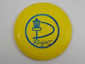 Discraft Pro-D Series Rocket X2 Frisbee Golf Disc Long Range Driver 172 g Yellow - Picture 1 of 8