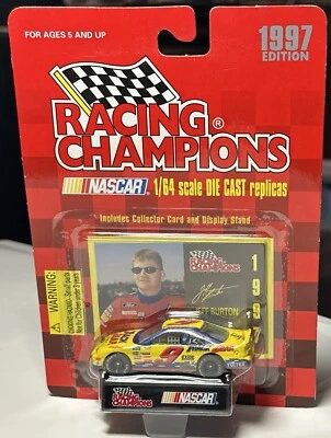 Racing Champions NASCAR #9 Jeff Burton 1997 Edición Ford Thunderbird Track Gear Foto 1 de 4