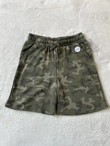 365 Kids Garanimals Boys Camo Pockets ElasticWaist French Terry Shorts Sz 10 NWT - Picture 1 of 14