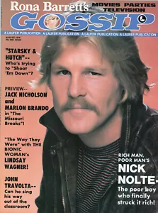 August 1976 Rona Barrett's Gossip Magazine Nick Nolte Cover - Picture 1 of 2