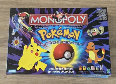 Pokemon Monopoly Hasbro 1999 Collectors Edition Board Game - Image 1 of 4