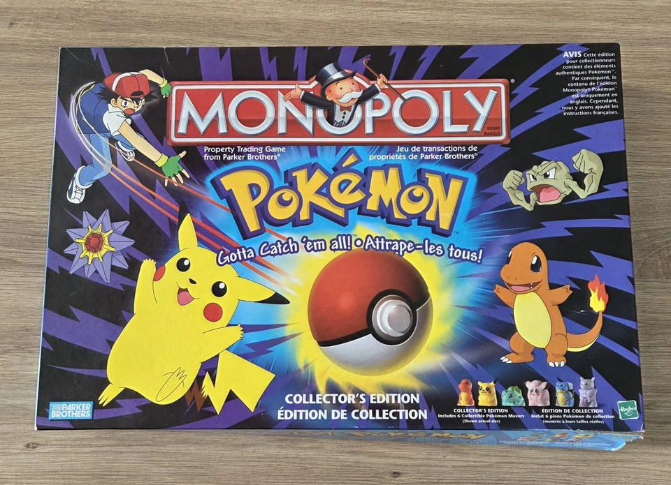 Pokemon Monopoly Hasbro 1999 Collectors Edition Board Game - Image 1 of 4