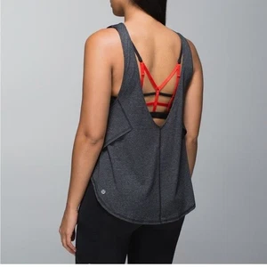 Lululemon Damen grau Seek lockere Passform The Heat Tank Top Größe 10 - Bild 1 von 11