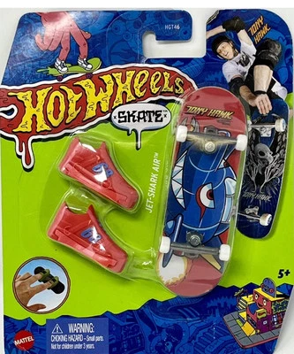 Hot Wheels Skate Tony Hawk Finger Boards Jet-Shark Air with Shoes #3/10 2022 New - Image 1 of 2