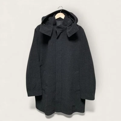 Yohji Yamamoto Wool Angora Blend Mod Coat L Gray Archive Used -From Japan - Image 1 of 4