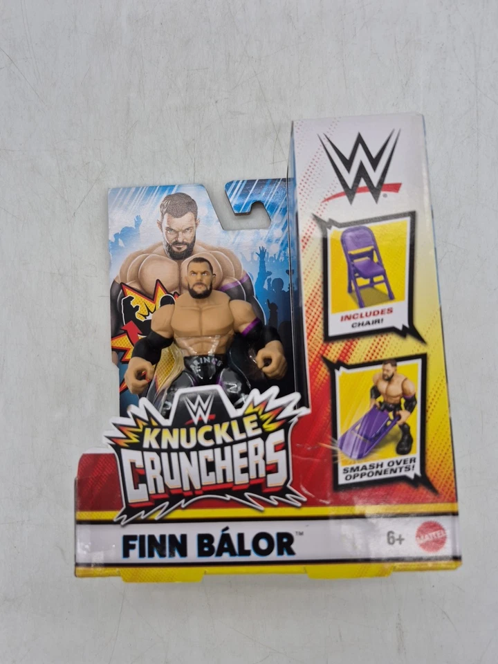 Figura WWE Knuckle Crunchers FINN BALOR 3" con Silla Wave 4 Prince Judgment Day Foto 1 de 1