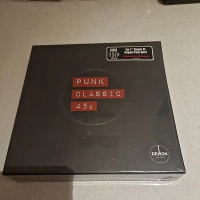 PUNK CLASSIC 45s RSD 10 x 7" Various Artists Vinyl Records 2016 Sealed Box Set - Image 1 of 4