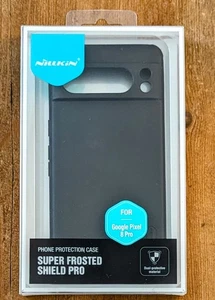 NEW Nillkin Case for Google Pixel 8 Pro Silicone Premium Case TPU Black NEW - Picture 1 of 1