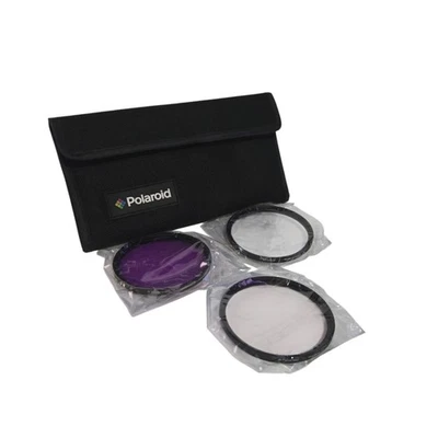 Polaroid 58mm Filter Set Of 3 Lenses, UV, Warming, Fluorescent, Case Included - Image 1 of 4