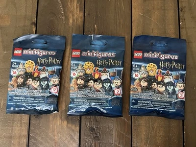 LEGO Harry Potter: 3x minifiguras en bolsas ciegas selladas de la serie 2 (71028) Foto 1 de 4