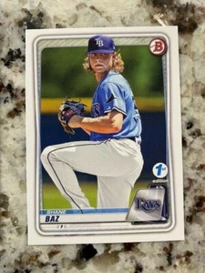 2020 BOWMAN 1st EDITION CARD TAMPA BAY RAYS SHANE BAZ #BFE-20 - Picture 1 of 1