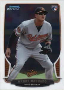 2013 BOWMAN CHROME #205 MANNY MACHADO RC FS - Picture 1 of 1