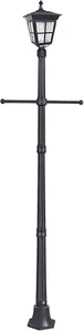 Solar Lamp Post Street Light, ST4311BAH Dusk to Dawn Outdoor Waterproof Floor Po - Picture 1 of 5