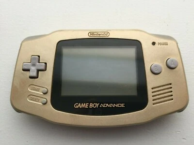 Nintendo Game Boy Advance Gold RARO Japón Importación 100% OEM - Probado Foto 1 de 2
