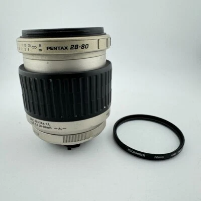 Pentax-FA 28-80mm 3.5-5.6 SMC Auto Focus 28-80/3.5-5.6 Wide Angle Zoom Lens - Image 1 of 4