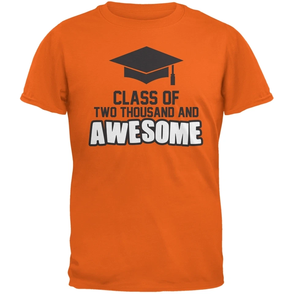 Camiseta Two Thousand and Awesome naranja adulto Foto 1 de 1