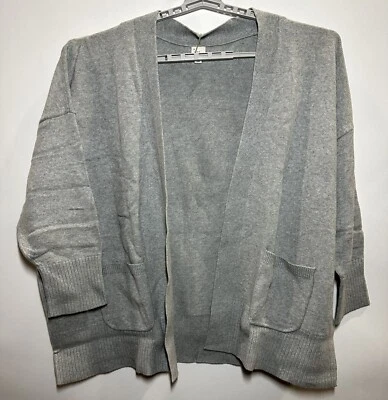 Cárdigan para mujer talla grande frente abierto - Un nuevo día gris 4X Foto 1 de 3