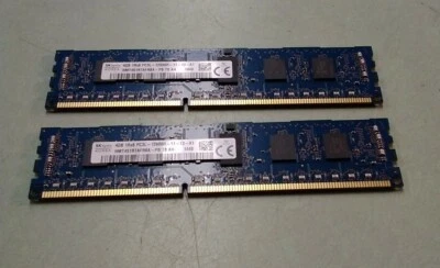 8GB  Hynix HMT451R7AFR8A 2X4GB  PC3L-12800-11-13-A1 1440  - Image 1 of 3