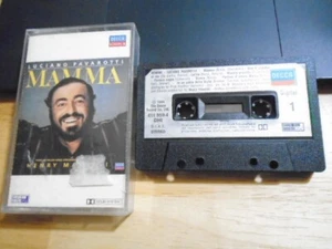 ITALY IMPORT Pavarotti Henry Mancini CASSETTE TAPE Mamma THREE TENORS opera 1984 - Picture 1 of 2