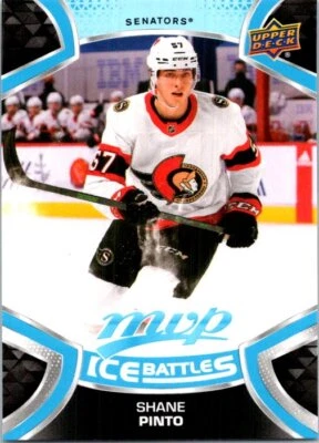 2021-22 Upper Deck MVP #236 Shane Pinto Ice Battles - Image 1 of 2