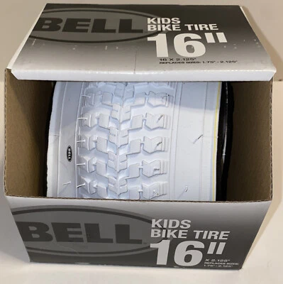 Bell Kids Bike Tire White 16" x 2.125" Replaces 1.75"-2.125" - Image 1 of 4