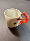 VINTAGE ROYAL BAYREUTH CERAMIC DICE TEA CUP RED DEVIL 2" Square + Figurine