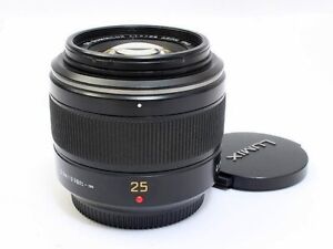 Panasonic Leica Dg Summilux 25mm F1.4 Asph. Af Prime Lens Excelente Japón F / S