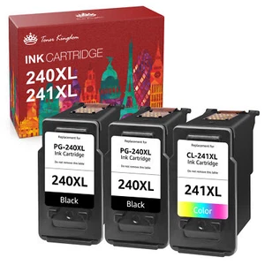 Ink For Canon PG-240XL Black & CL-241XL Color MG2120 MG4120 MG3120 MX532 MX472 - Picture 1 of 10