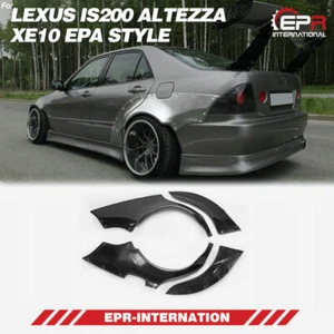 EPA style FRP Fiber For 98-05 Lexus IS200 Altezza XE10 rear fender Exterior kits - Foto 1 di 12