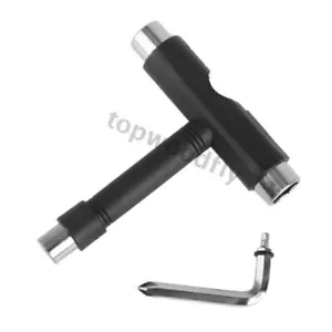 Skateboard Spanner T Wrench Change Skate Wheels Hexagon Roller Skate Tool - Picture 1 of 7