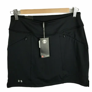 NEW NWT Under Armour Golf Tennis Spandex Stretchy Women's Skirt Black Size Small - Picture 1 of 10
