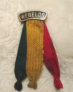 Boy Scouts of America ~ WEBOLOS ~ Vintage Abzeichen ~ Abzeichen ~ Band ~ 1960er - Bild 1 von 7