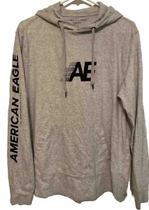 American Eagle Hoodie Pullover Mens Small Gray Long Sleeve. Super Soft - Picture 1 of 8