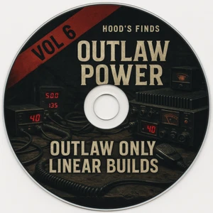 Outlaw Power: 11-Meter Only CB Radio Linear Amplifier Builds – Volume 6 on CD - Zdjęcie 1 z 16