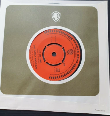 EVERLY BROTHERS - It's My Time/Empty Boxes - WB 7192 - EX - Image 1 of 2