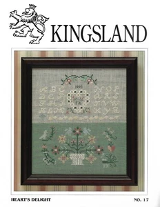 Heart's Delight Counted Cross Stitch Pattern Leaflet 17 by Kingsland - Imagen 1 de 1