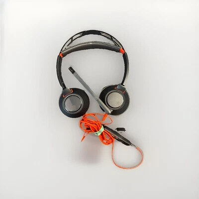 Plantronics Headset Microphone Poly Blackwire C5220 4220USB Black + Red - Image 1 of 4