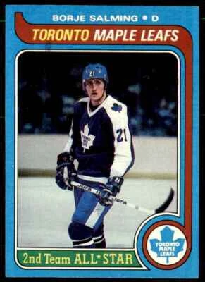1979-80 Topps Borje Salming Toronto Maple Leafs #40 - Image 1 of 2