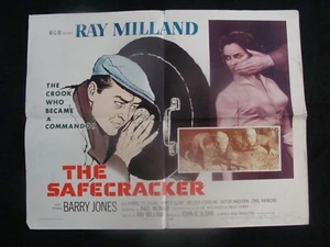 - THE SAFECRACKER Filmplakat RAY MILLAND 1/2 Blatt 1958 - Bild 1 von 1