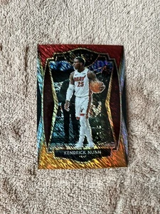 2020-21 Panini Select Red Orange Shimmer Prizm Kendrick Nunn - Picture 1 of 2