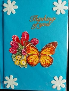 Handmade Thinking of You Greeting Card - Picture 1 of 1