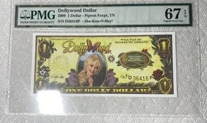 2009 $1 Dollywood Dolly Sha-Kon-O-Hey!Dollar PMG 67 EPQ - Picture 1 of 2