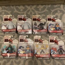 Disney Big Hero Action Figure Lot Of 8 Baymax, Yo Kai, Fred, And More