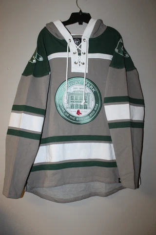 New MLB Boston Red Sox Fenway Park old time style midweight cotton hoodie men XS Cover