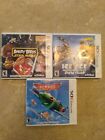 Nintendo 3 Ds - 3 Games Lot Angry Birds Star Wars, Planes, Ice Age Artic Games