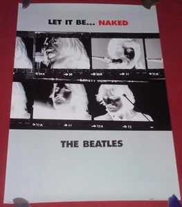 The Beatles Let It Be Movie NACKT Musik Poster 25x35 S/S John Paul George Ringo - Bild 1 von 1