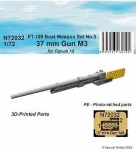 CMK 1/72 CMK PT-109 Boat Weapon Set No.3 - 37 mm Gun M3 - Picture 1 of 1