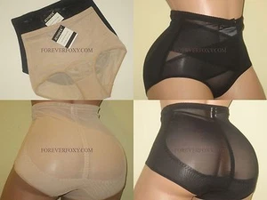2/4 Pack Girdle High Waisted Briefs Panties Firm Tummy Control Nylon 69068 S-5XL - Picture 1 of 16