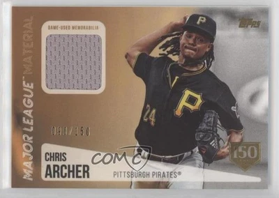 2019 Topps Major League Material Relics Series 2 150th Anniversary Chris Archer - Image 1 of 2